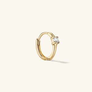 14k Mejuri Single Colored Mini Hoop